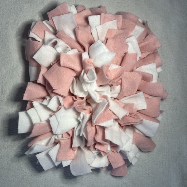 Tapis de fouille – Taille S – Couleur blanc et rose